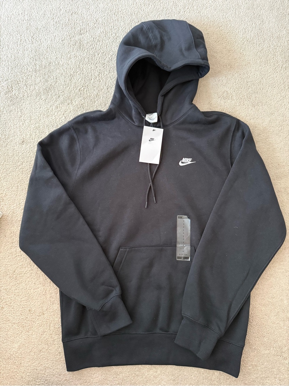 NWT! Nike Club Fleece Pullover Hoodie Men’s Size Small